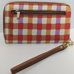 Fossil Wallet/purse w/ Wristlet Colorful Minimalistic Vibe/ Little Statement
